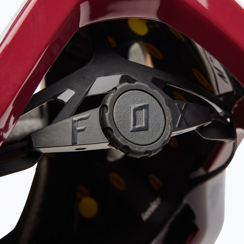 Cască de bicicletă Fox Racing Speedframe Pro roșu și alb 31197_247 13