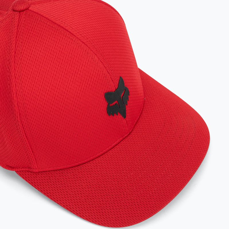 Șapcă pentru bărbați Fox Racing Fox Head Tech Flexfit Hat flame red