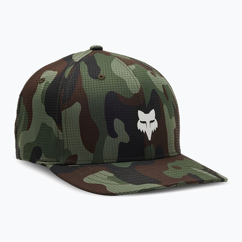 Șapcă pentru bărbați Fox Racing Fox Head Camo Tech Flexfit green camo