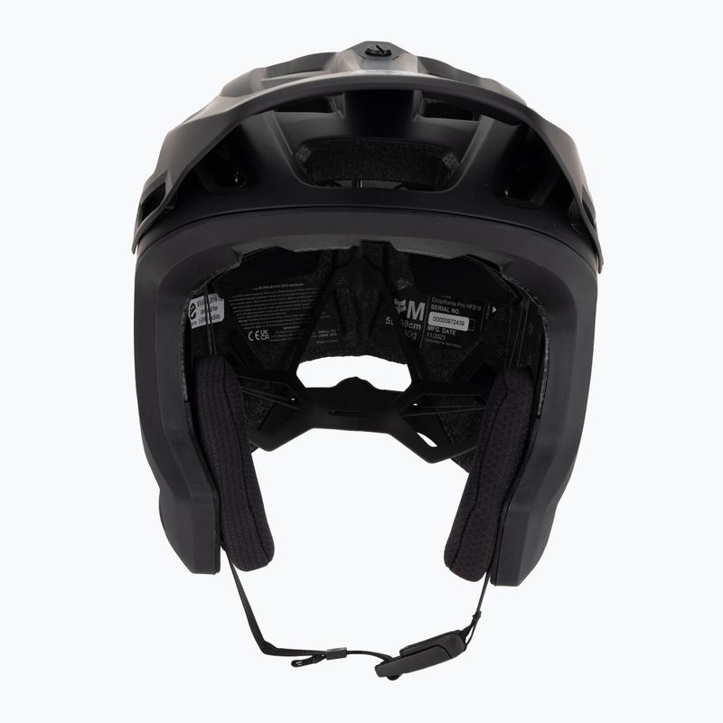 Cască de bicicletă Fox Racing Dropframe Pro matte black 2
