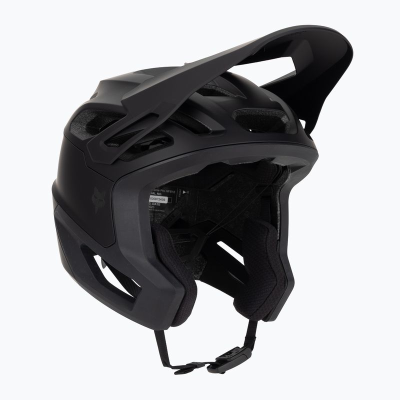 Cască de bicicletă Fox Racing Dropframe Pro matte black 8