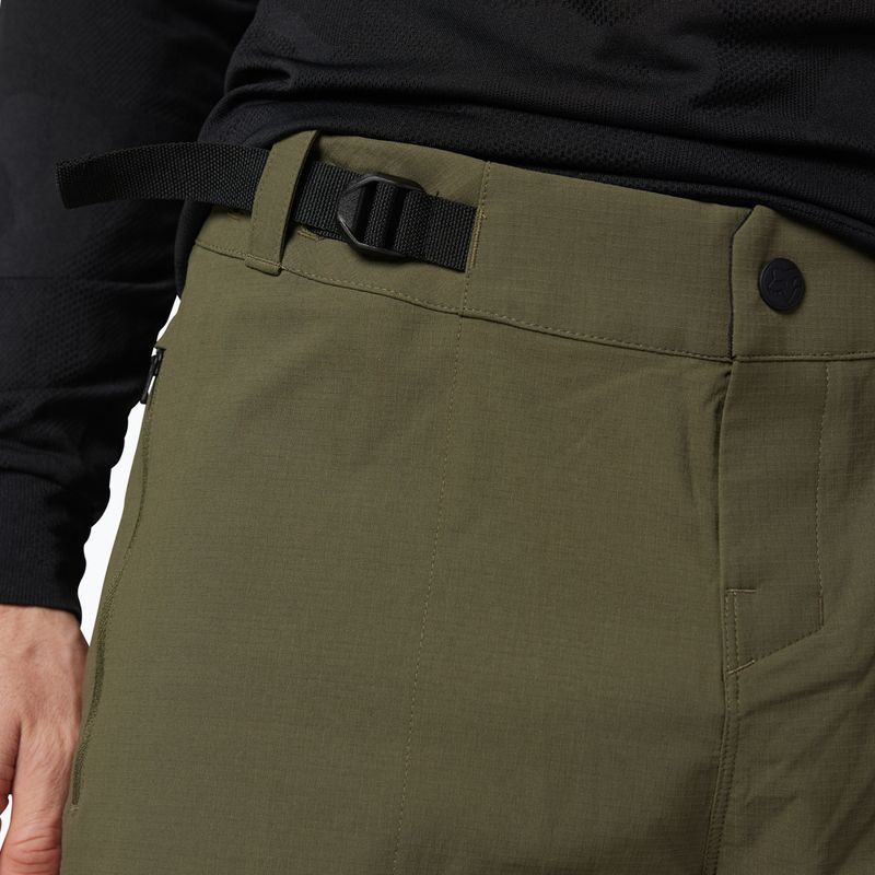 Pantaloni scurți de ciclism pentru bărbați  Fox Racing Ranger 2024 olive green 4