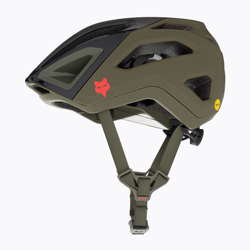 Cască de bicicletă Fox Racing Crossframe Pro Ashr verde oliv 5