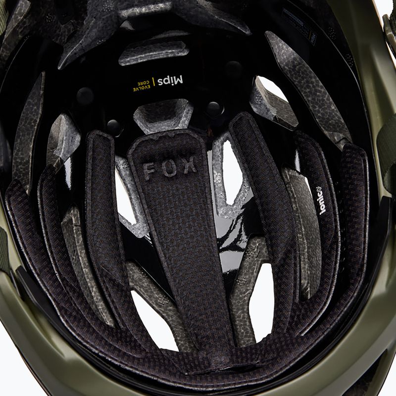 Cască de bicicletă Fox Racing Crossframe Pro Ashr verde oliv 11