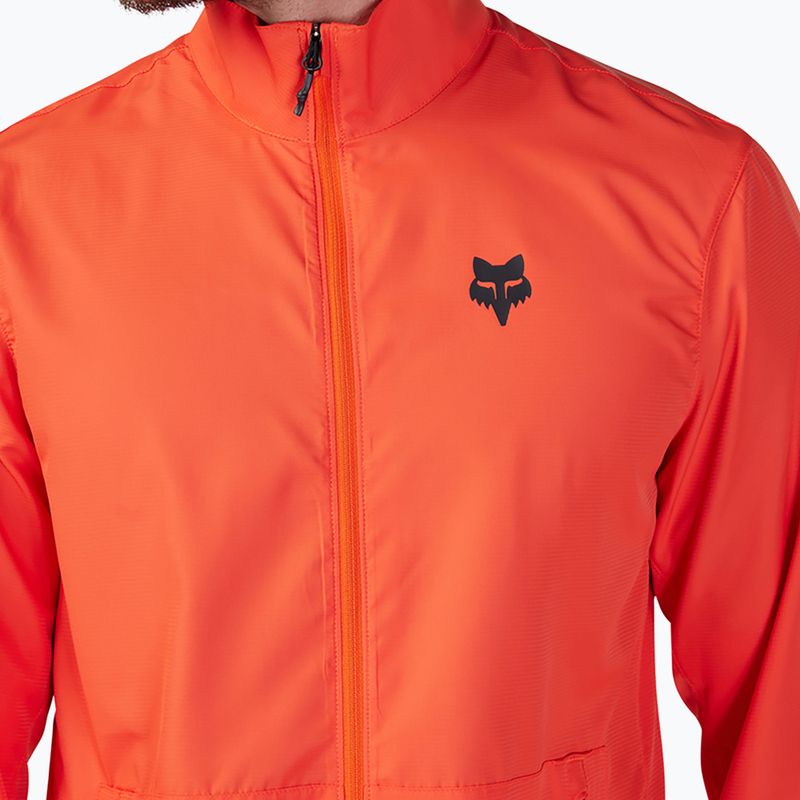 Geacă de ciclism pentru bărbați Fox Racing Ranger Wind orange flame 3