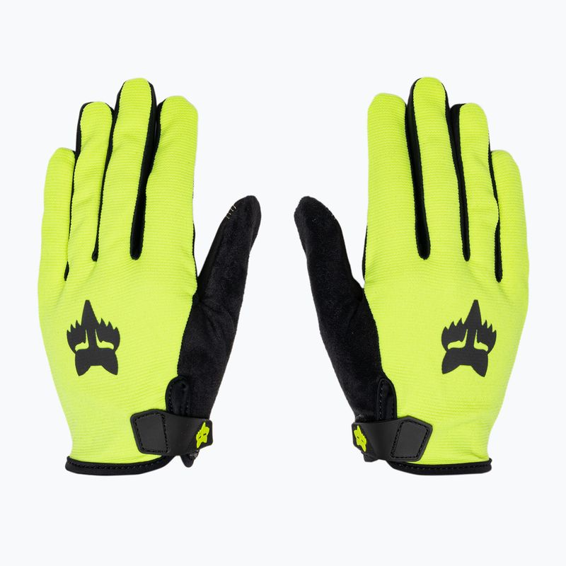 Mănuși de ciclism pentru bărbați Fox Racing Ranger galben fluorescent 3