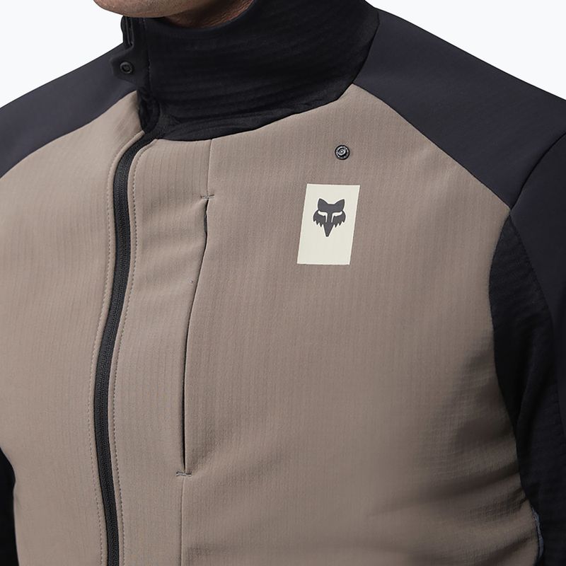 Bluză de ciclism pentru bărbați Fox Racing Defend Thermal Hoodie ash 3