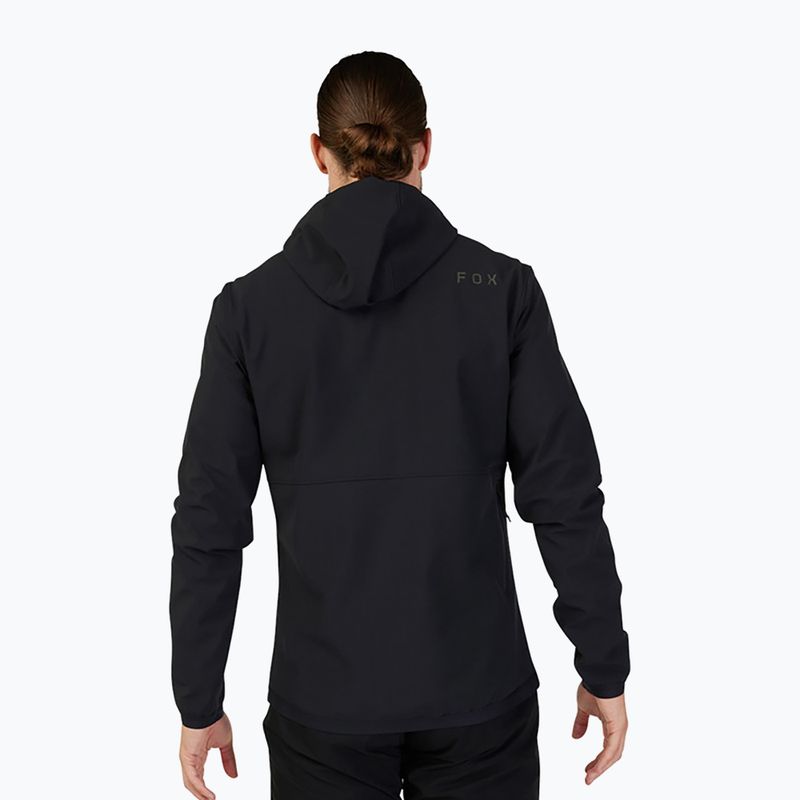 Bluză de ciclism pentru bărbați Fox Racing Ranger Fire Hoodie black