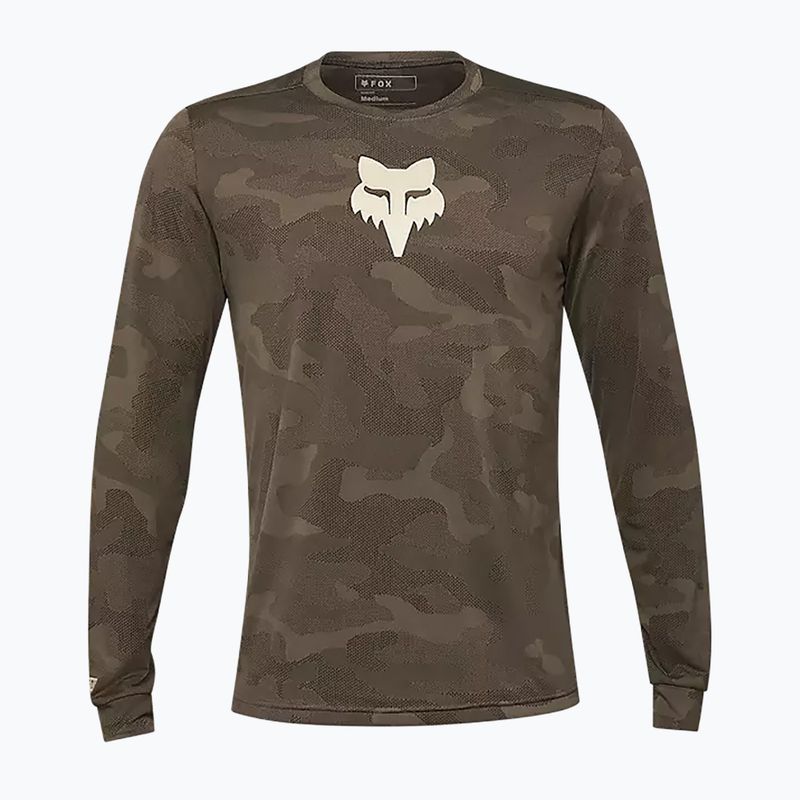 Bărbați ciclism longleeve Fox Racing Ranger Tru Dri murdărie maro