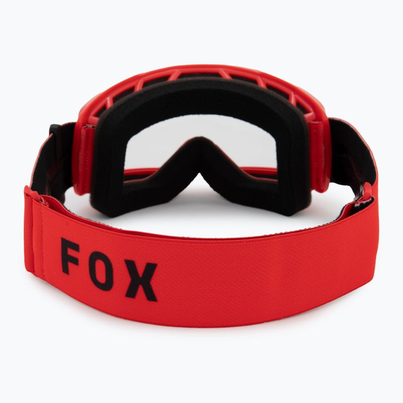 Ochelari de ciclism pentru copii Fox Racing Main Core Jr fluorescent red/clear 3