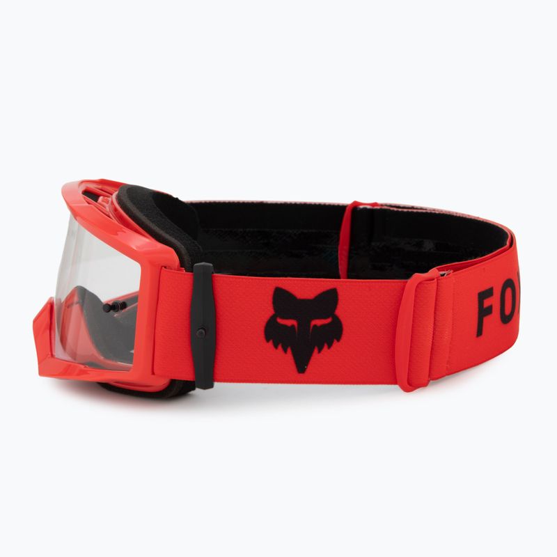 Ochelari de ciclism pentru copii Fox Racing Main Core Jr fluorescent red/clear 4