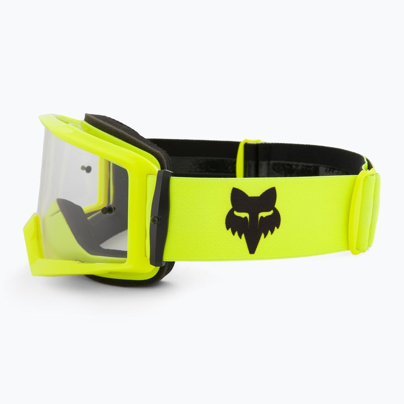 Ochelari de ciclism Fox Racing Main Core fluorescent yellow/clear 4