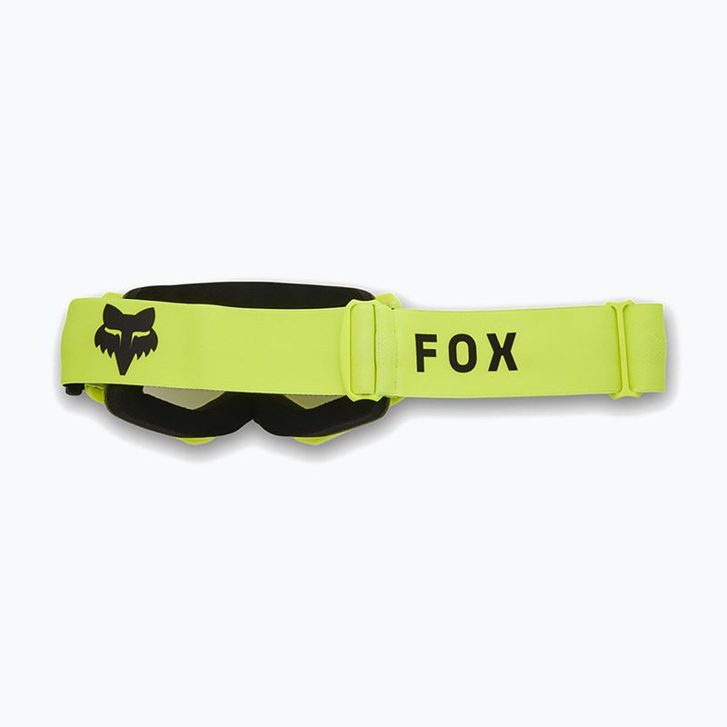 Ochelari de ciclism pentru copii  Fox Racing Main Core Jr fluorescent yellow/clear 2