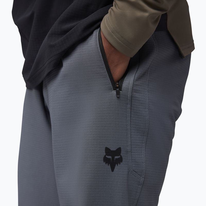 Pantaloni de ciclism pentru bărbați Fox Racing Defend Fire graphite 4