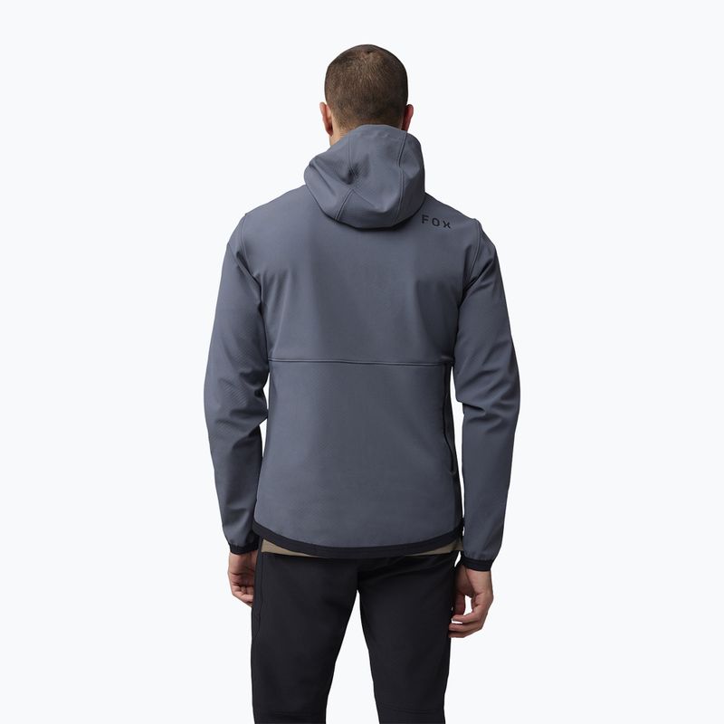 Bluză de ciclism pentru bărbați Fox Racing Ranger Fire Hoodie graphite 2