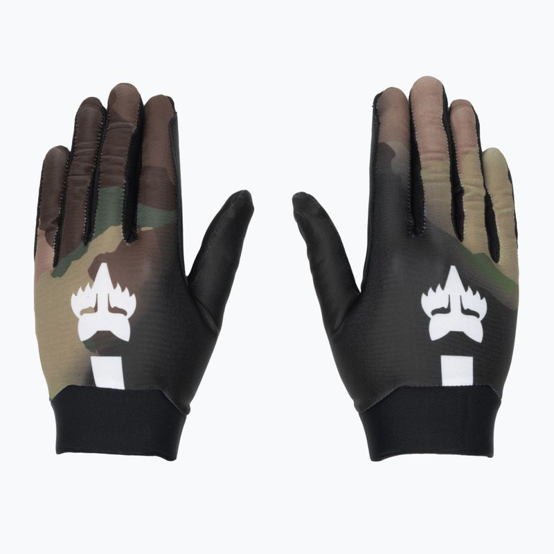 Mănuși de ciclism pentru bărbați Fox Racing Flexair GM green camo 2