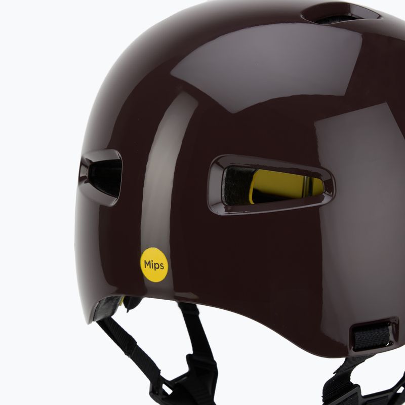 Cască de bicicletă Fox Racing Flight Solid Jr cocoa 7
