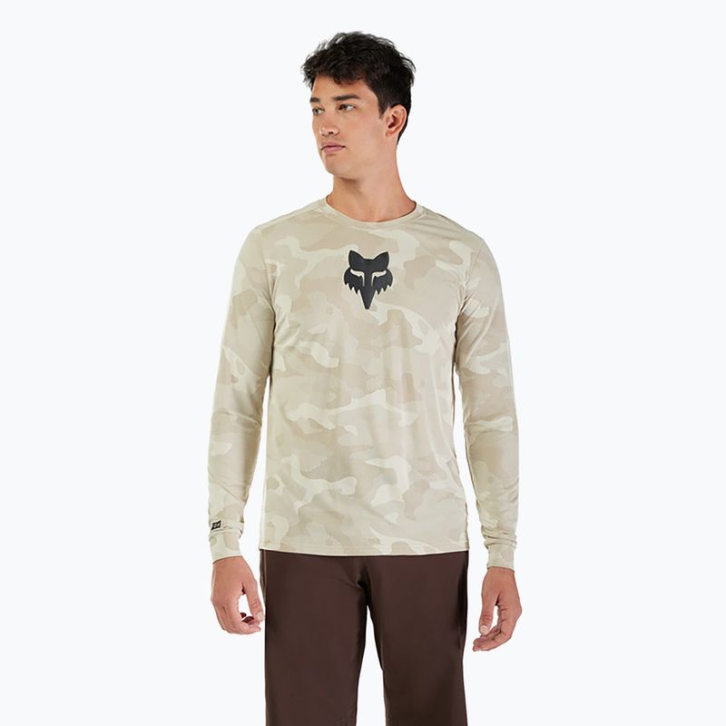 Bărbați ciclism longleeve Fox Racing Ranger Tru Dri crema