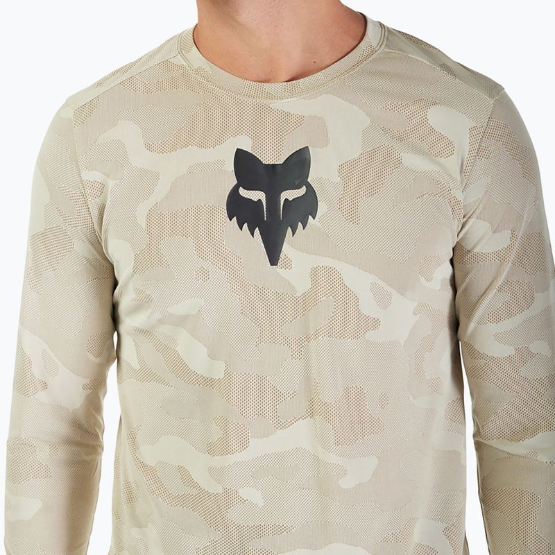 Bărbați ciclism longleeve Fox Racing Ranger Tru Dri crema 3
