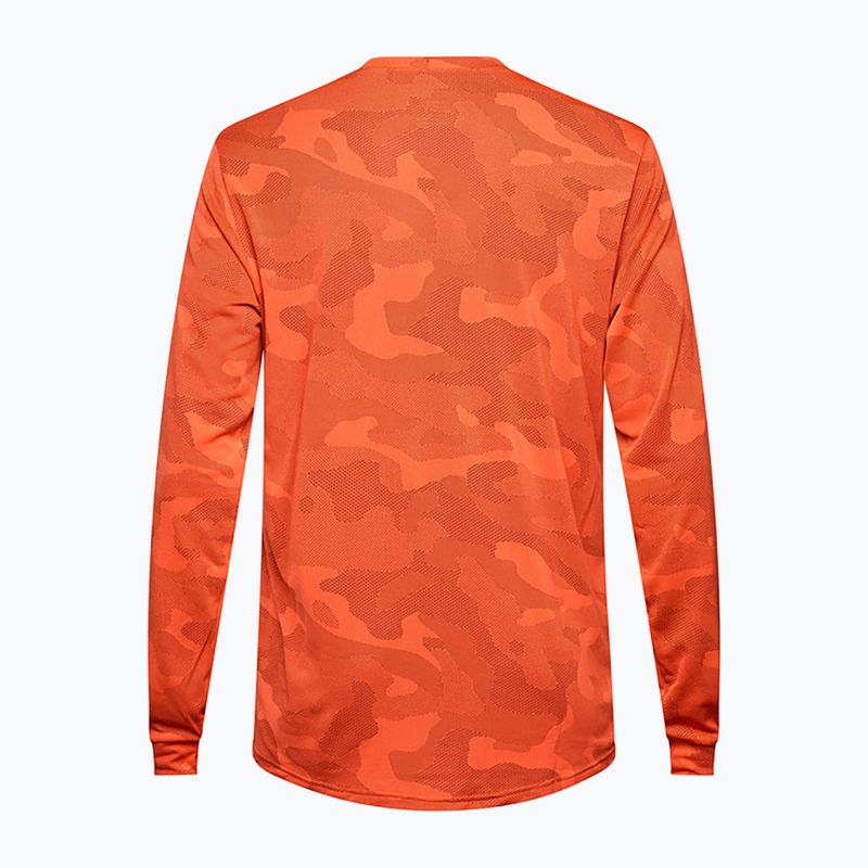 Bărbați ciclism longleeve Fox Racing Ranger Tru Dri sânge portocaliu 2