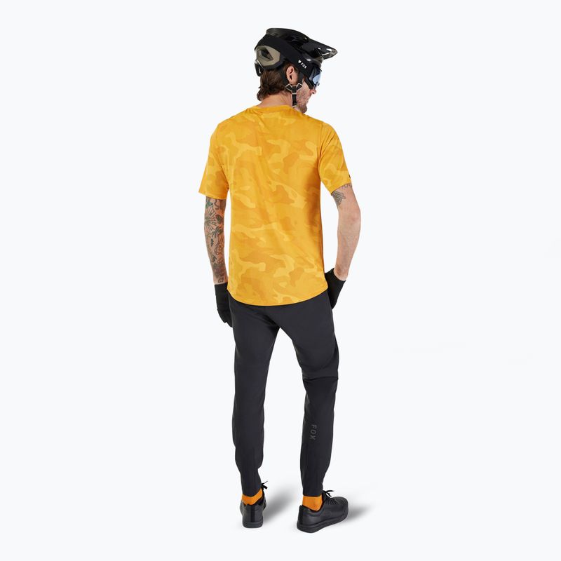 Tricou de ciclism pentru bărbați Fox Racing Ranger Tru Dri tangerine 3