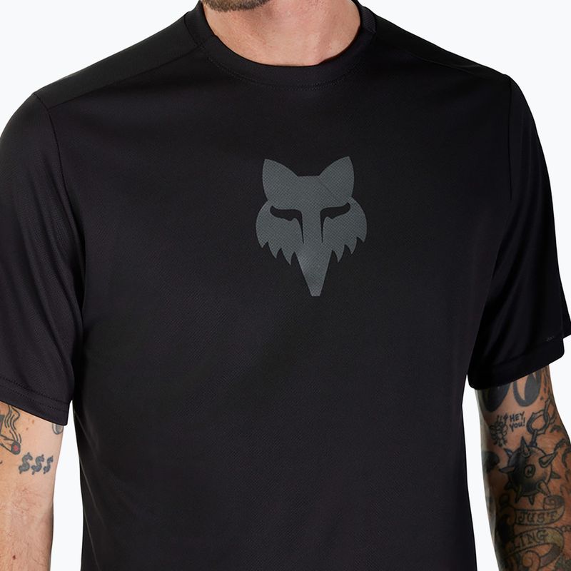 Tricou ciclism bărbați Fox Racing Ranger Fox Head negru 3