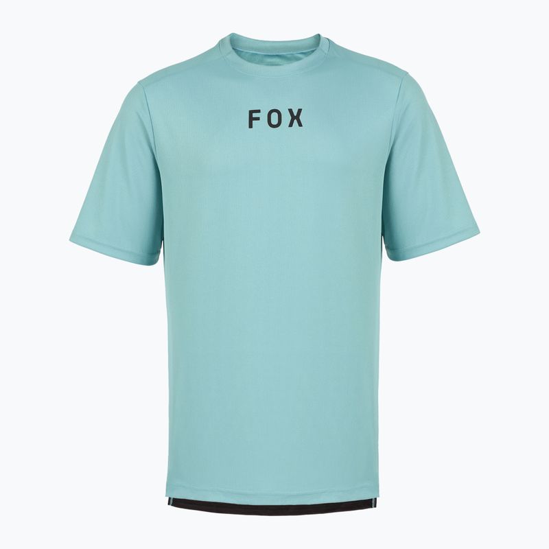 Tricou de ciclism pentru bărbați Fox Racing Ranger Wordmark vintage wash blue