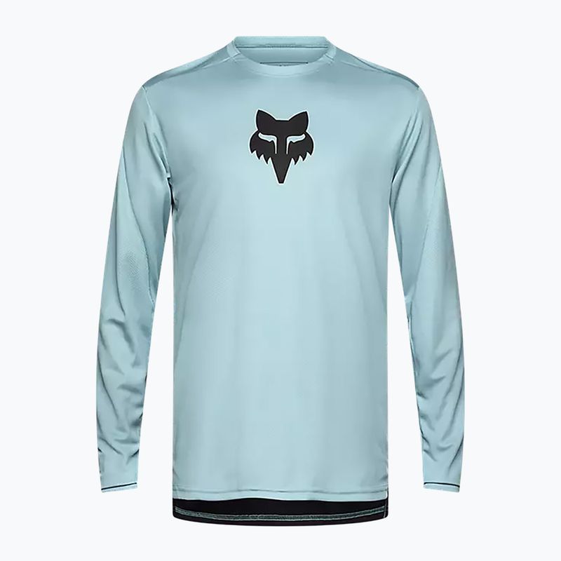 Bărbați ciclism longleeve Fox Racing Ranger Fox Head vintage wash albastru