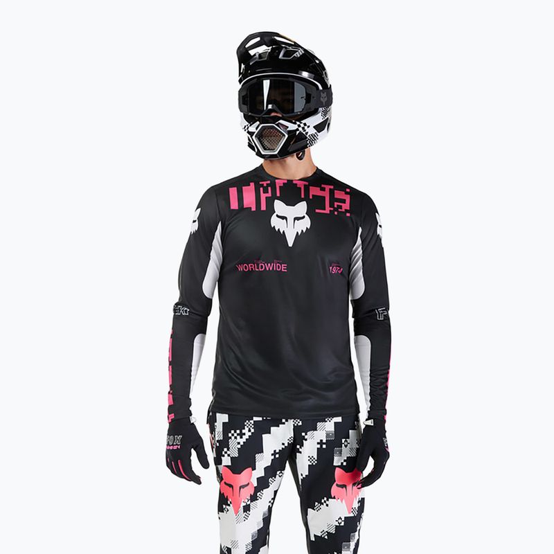Longsleeve de ciclism pentru bărbați Fox Racing Ranger Digi Image black