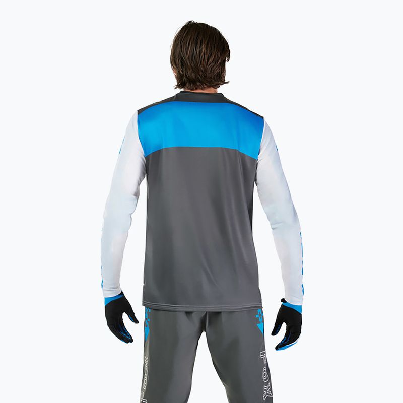 Longsleeve de ciclism pentru bărbați Fox Racing Ranger Digi Image white 3
