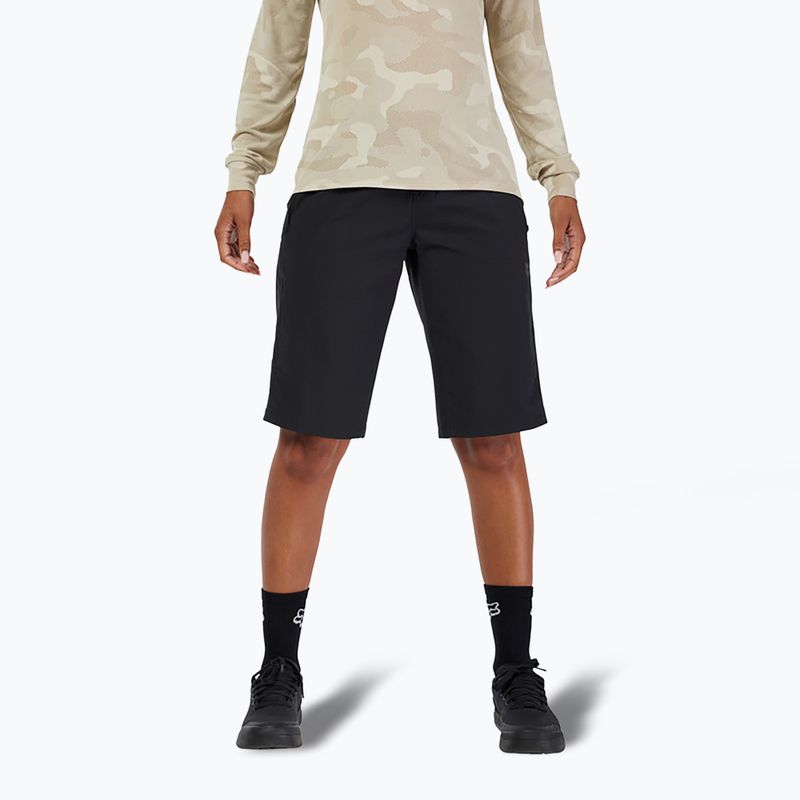 Pantaloni scurți de ciclism pentru femei Fox Racing Ranger Liner W negru