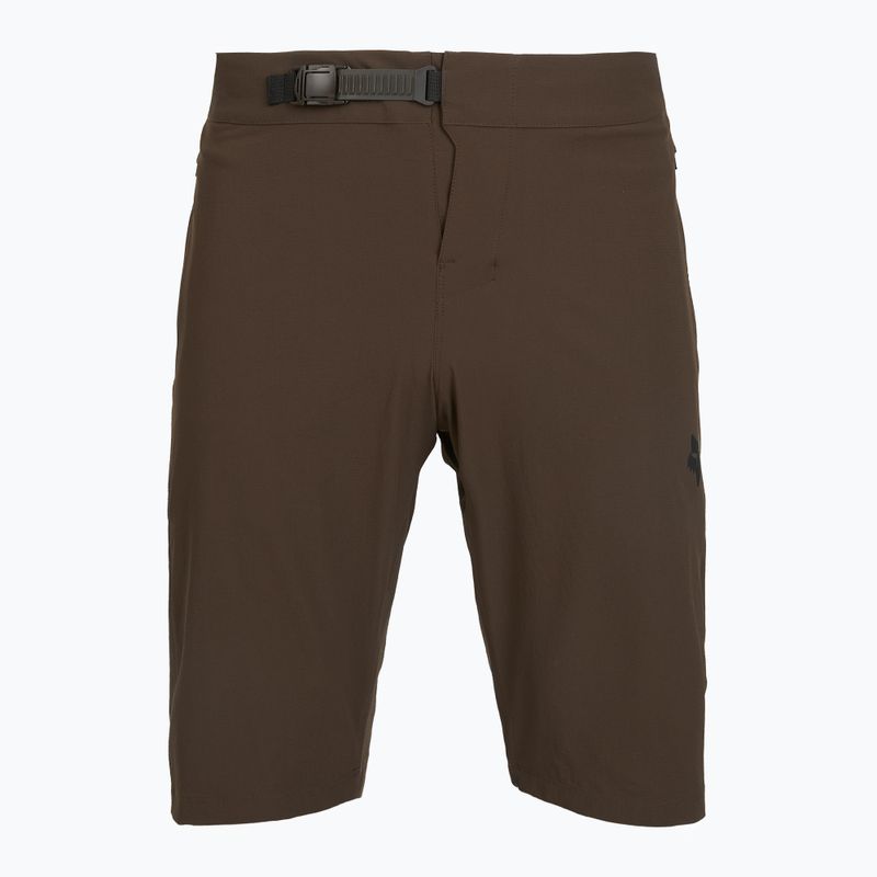 Pantaloni scurți de ciclism pentru bărbați Fox Racing Ranger Liner cocoa