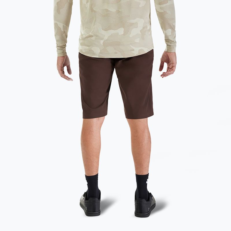 Pantaloni scurți de ciclism pentru bărbați Fox Racing Ranger cocoa 2