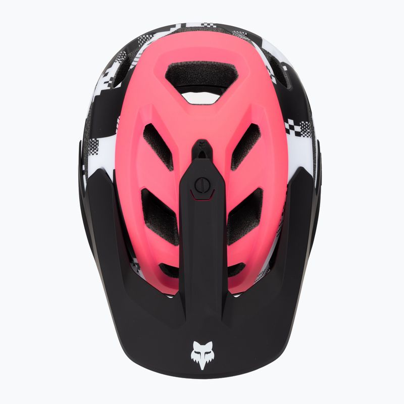 Cască de bicicletă Fox Racing Dropframe Pro Digi Image black/white 6