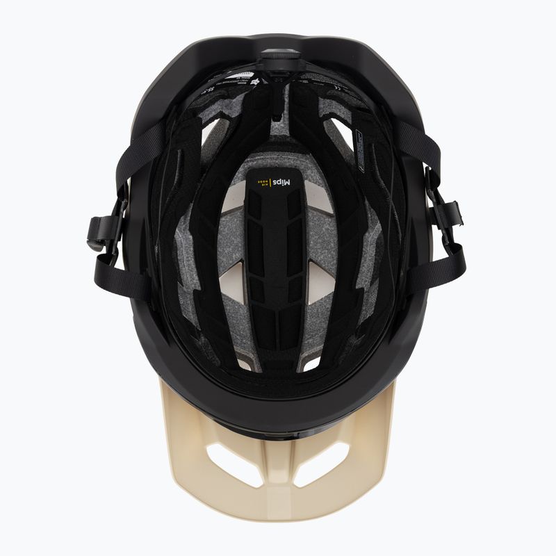 Fox Racing Speedframe Pro Backfade cremă cască de biciclete 5