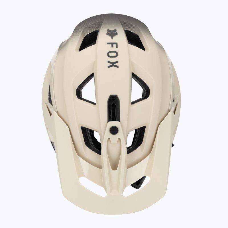 Fox Racing Speedframe Pro Backfade cremă cască de biciclete 6