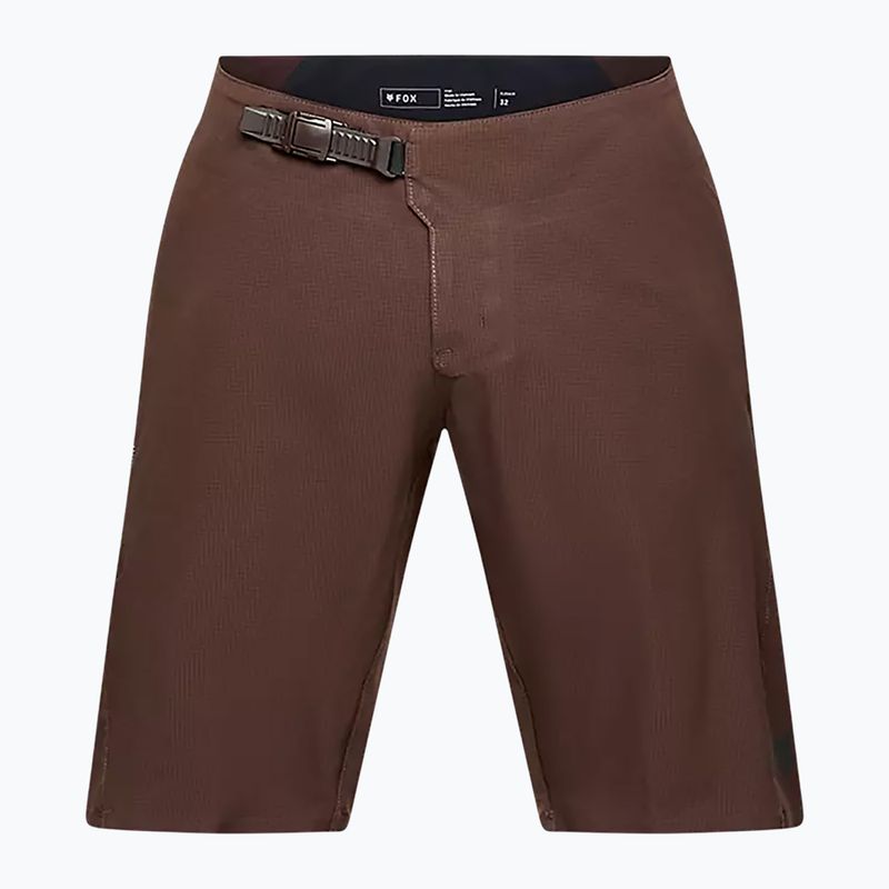 Pantaloni scurți de ciclism Fox Racing Flexair Ascent maro cacao pentru bărbați