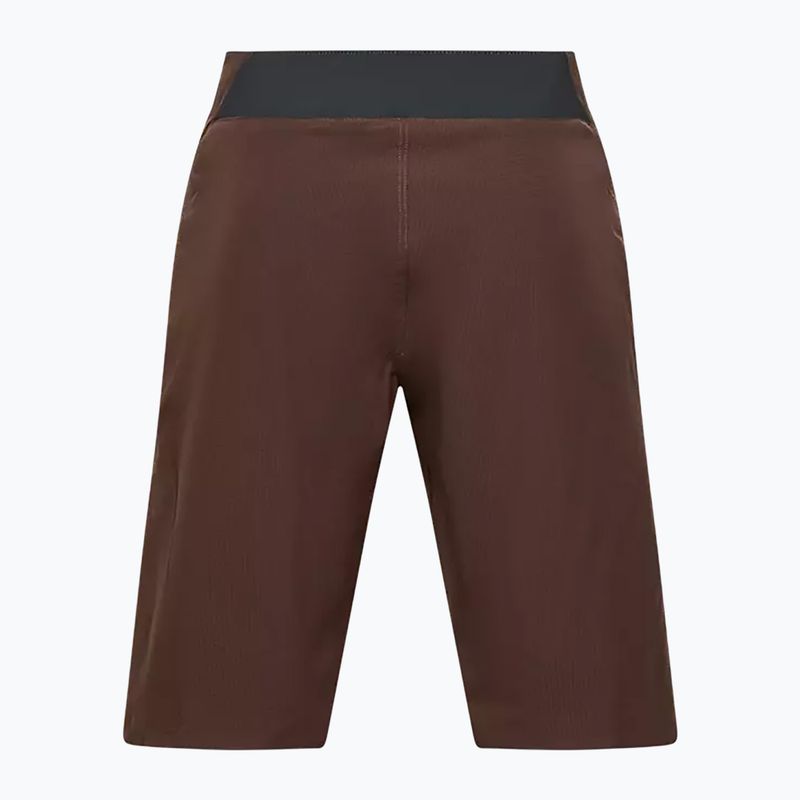 Pantaloni scurți de ciclism Fox Racing Flexair Ascent maro cacao pentru bărbați 2