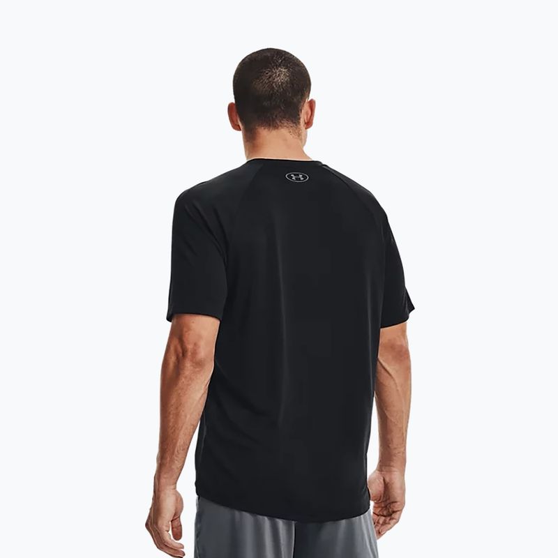 Tricou de antrenament pentru bărbați Under Armour UA Tech 2.0 SS Tee negru 1326413 3