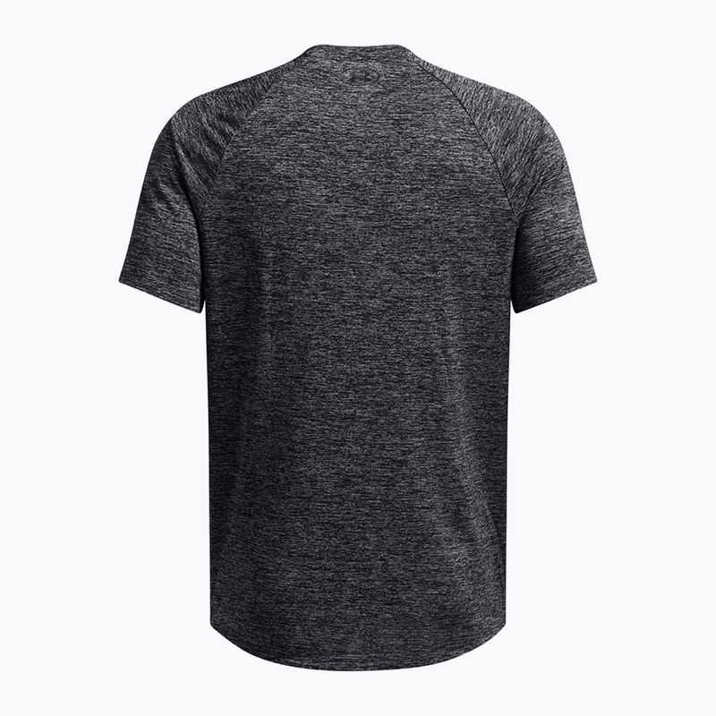Tricou de antrenament pentru bărbați Under Armour Tech 2.0 black/black 4