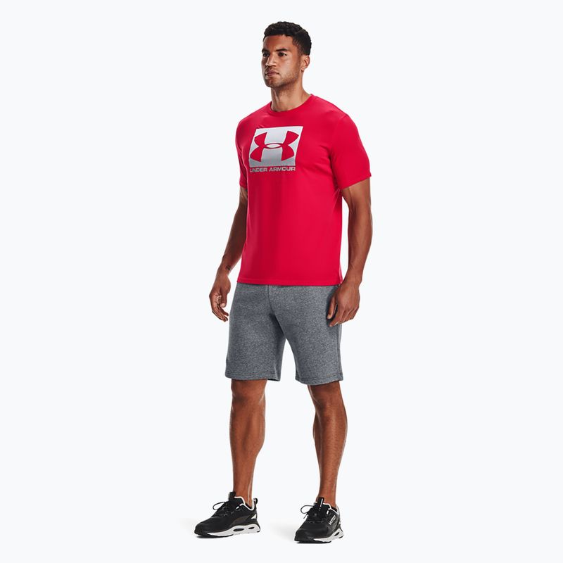 Tricou pentru bărbați Under Armour Boxed Sportstyle red/steel 2