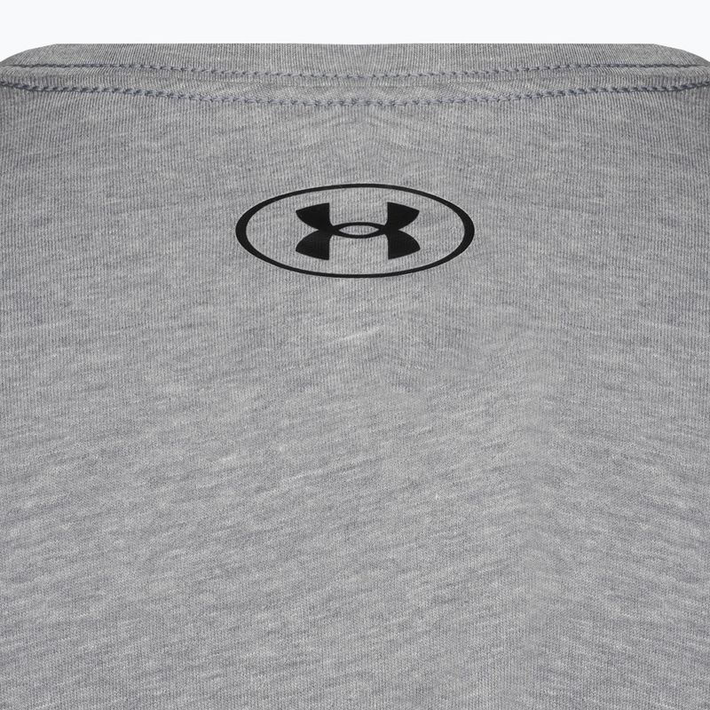 Tricou de antrenament Under Armour Sportstyle pentru bărbați Under Armour Sportstyle Left Chest SS steel light heather/black 7