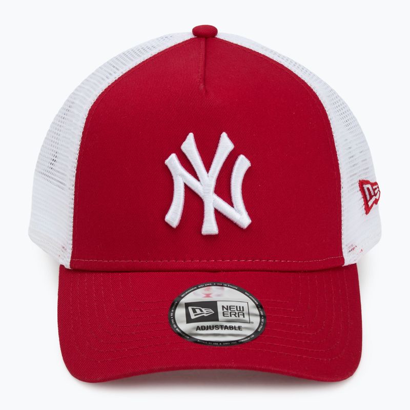 New Era Clean Trucker New York Yankees șapcă de baseball roșu 2