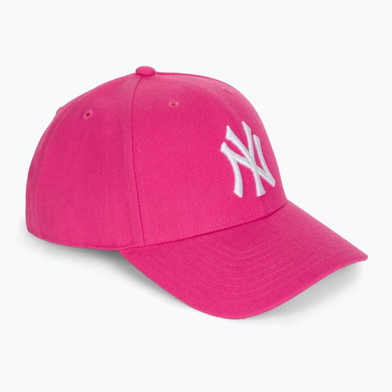 47 Brand MLB MLB New York Yankees MVP SNAPBACK magenta șapcă de baseball magenta