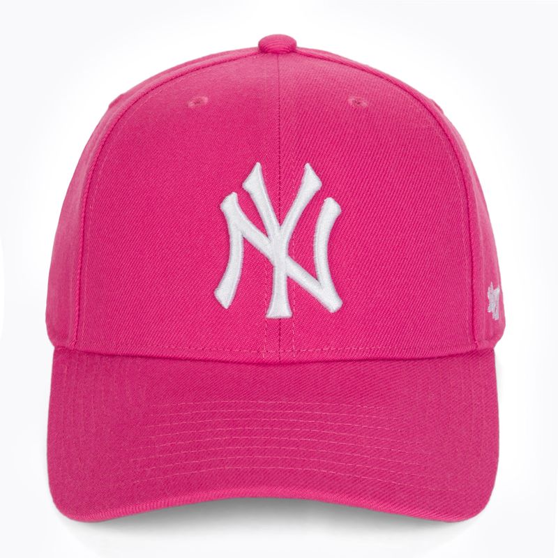 47 Brand MLB MLB New York Yankees MVP SNAPBACK magenta șapcă de baseball magenta 4