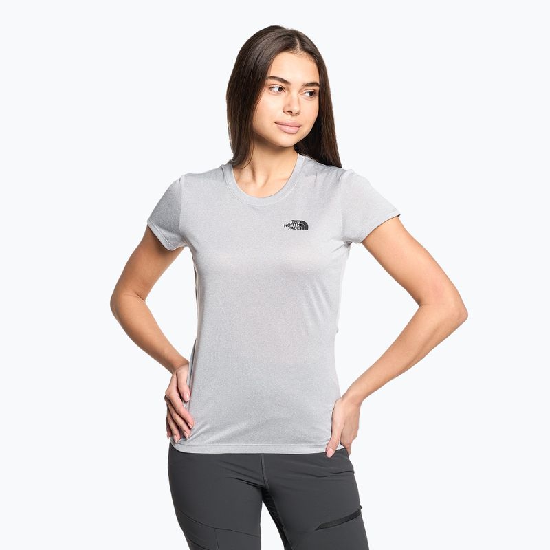 Tricou de trekking pentru femei The North Face Reaxion Amp Crew gri NF00CE0TDYX1