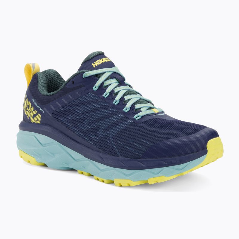 Pantofi de alergare pentru femei HOKA Challenger ATR 5 albastru medieval / verde-mallard