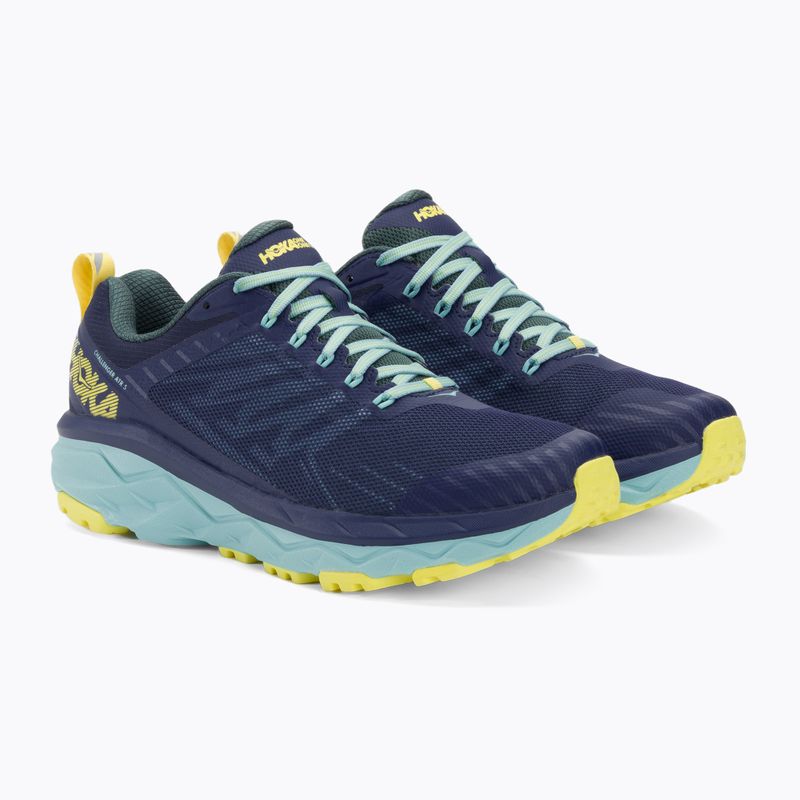 Pantofi de alergare pentru femei HOKA Challenger ATR 5 albastru medieval / verde-mallard 4
