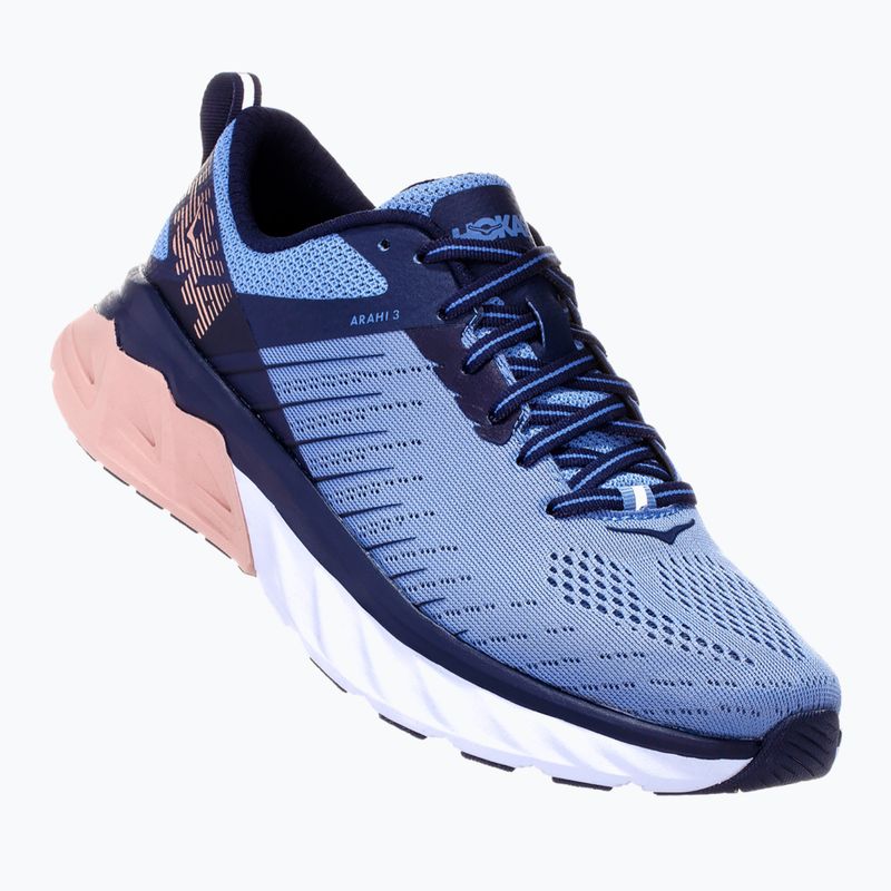 Pantofi de alergare pentru femei HOKA Arahi 3 allure/mood indigo 8