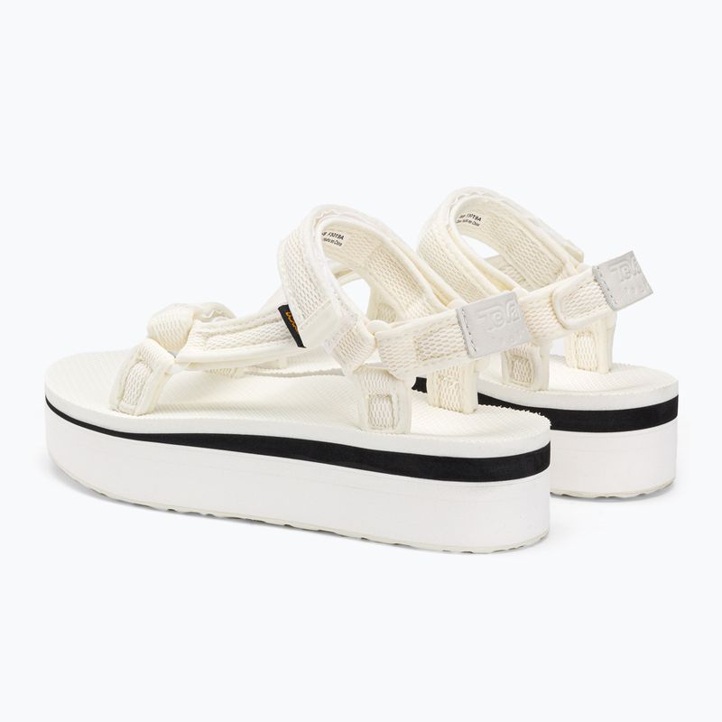 Sandale de drumeție pentru femei Teva Flatform Universal Mesh Print alb strălucitor